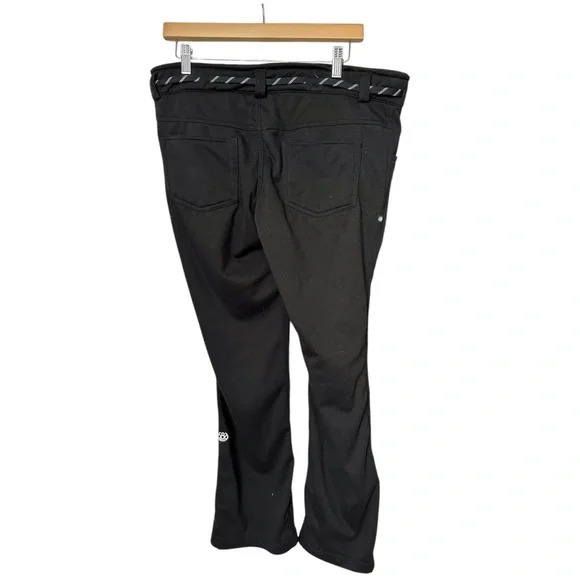 686 Womens Smarty Snowboard Pants Fleece Liner Zip-In Black Boyfriend Fit Medium - Picture 3 of 9
